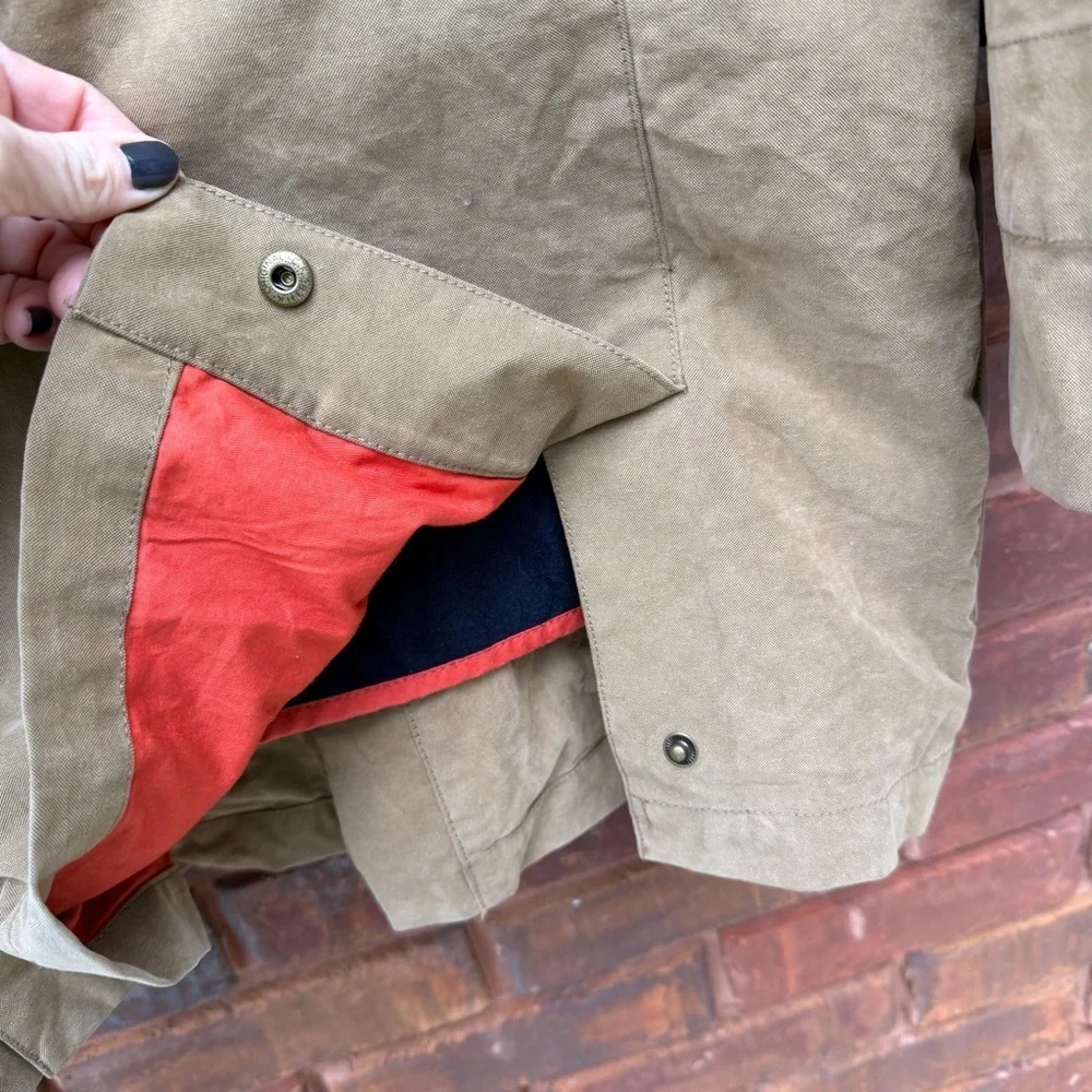 J Crew Men’s Barn Jacket Chore Coat Wool Lining Vintage Old Tan Womens Utility